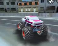 Monster truck stunts free jeep racing games fiús HTML5 játék