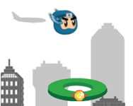 Flappy superhero dunk online